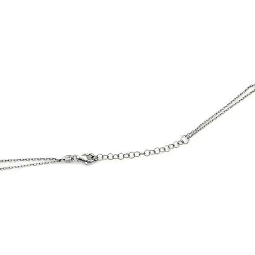 Srebrny naszyjnik 925 długi wisiorek łańcuszki 6,34 g, SNA1333 2