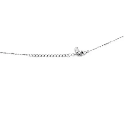 Srebrny naszyjnik 925 koniczynka z cyrkoniami 3,45 g, SNA1395 2