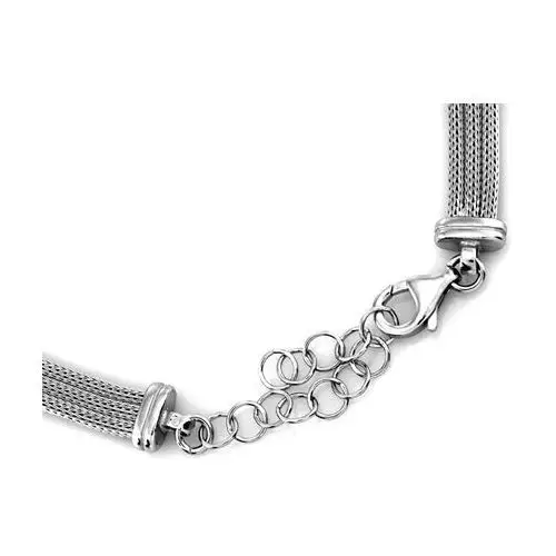 Srebrny naszyjnik 925 masywny łańcuszek taśma, SNA868 3