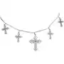 Lovrin Srebrny naszyjnik 925 z krzyżykami krzyż nowość Sklep