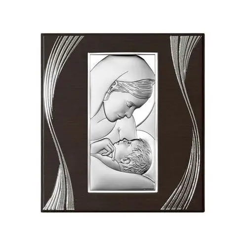 Lovrin Srebrny obraz 925 matka boska z dzieciątkiem 38x45cm na prezent