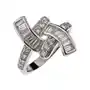 Srebrny pierścionek 3,8g białe cyrkonie 925 Lovrin Sklep