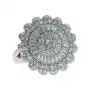 Srebrny pierścionek 925 bogato zdobiony elegancki z białymi cyrkoniami r17, PA00350 s1 Sklep