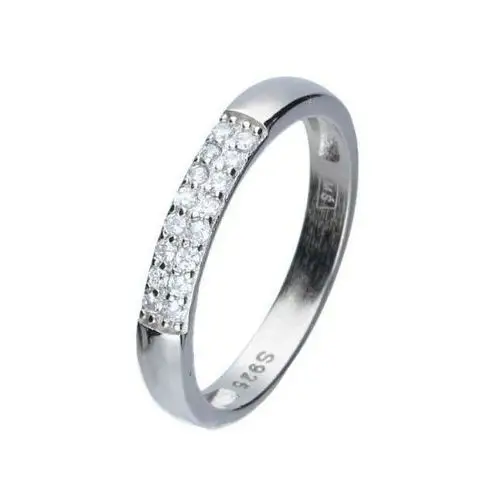 Srebrny pierścionek 925 elegancki białe cyrkonie, AR17324RRH