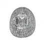 Lovrin Srebrny pierścionek 925 masywny pierścionek z dużym cyrkoniowym oczkiem r15 Sklep