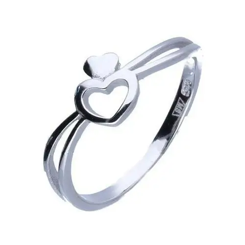 Srebrny pierścionek 925 serce serduszko delikatne, AC131089RH