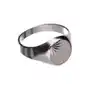 Lovrin Srebrny pierścionek 925 sygnet z kołem Sklep
