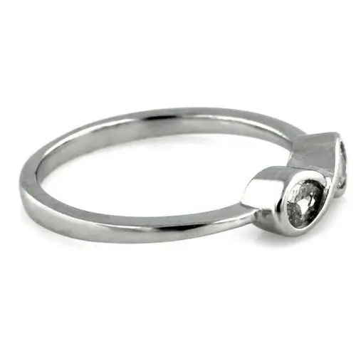 Srebrny pierścionek z nieskończonością z cyrkoniami Lovrin 3