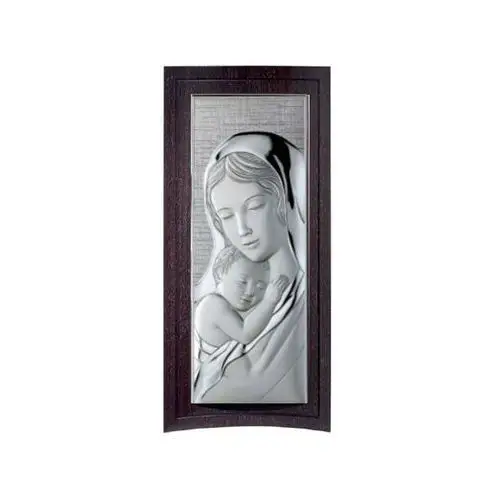 Lovrin Srebrny włoski obraz 925 matka boska w ramce