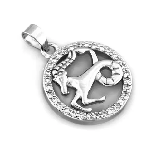 Zawieszka srebrna zodiak baran z cyrkoniami Lovrin