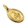 Lovrin Zawieszka złota 585 medalik z wizerunkiem matki bożej owalna Sklep