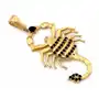 Lovrin Zawieszka złota skorpion 585 z czarnymi cyrkoniami wyjątkowy wzór na prezent Sklep