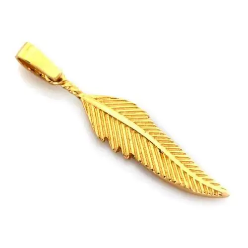 Zawieszka złota w kształcie liścia Lovrin
