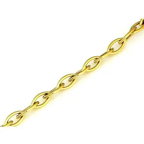 Złota bransoletka 375 łańcuszkowa ankier 2.38g, BR1585 4