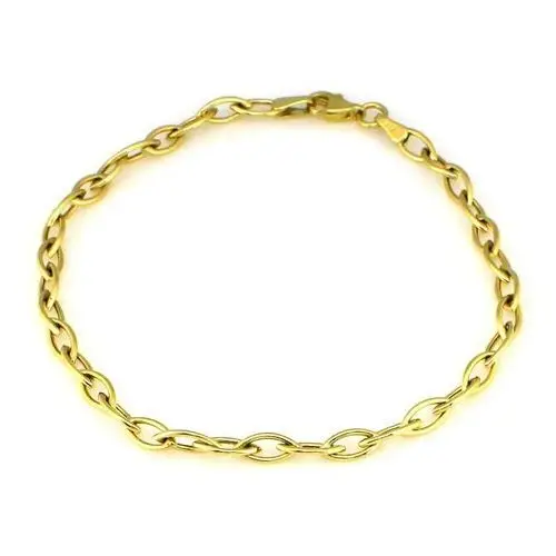 Złota bransoletka 375 łańcuszkowa ankier 2.38g, BR1585