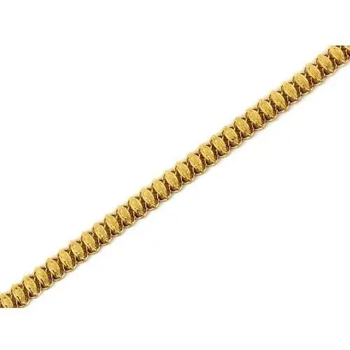 Złota bransoletka 585 błyszcząca ażurowa elementowa 4,1g, BR6576 3