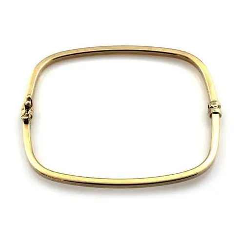 Złota bransoletka 585 KWADRATOWA bangle 5,7g 3