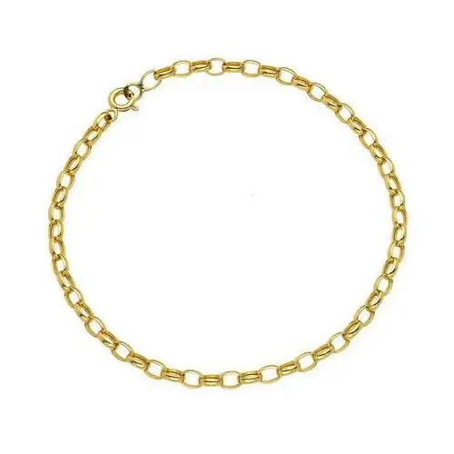 Złota bransoletka 585 łańcuszek złożony z kółeczek Lovrin