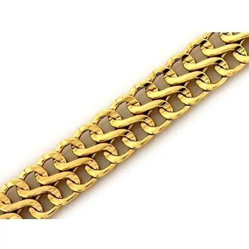 Złota bransoletka 585 łańcuszkowa łączone fale 6,7g Lovrin 4