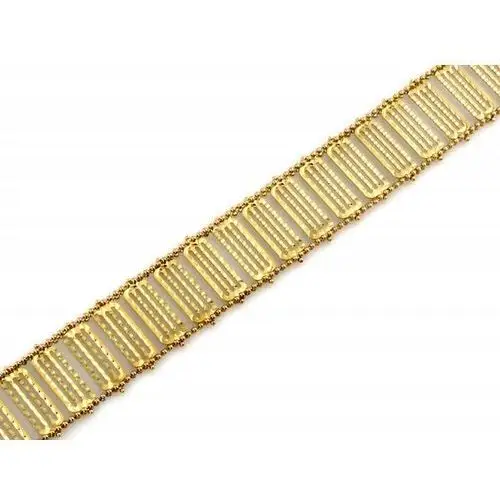 Złota bransoletka 585 z ruchomych elementów Lovrin
