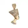 Lovrin Złota przywieszka 585 elegancki wzór popiersie nefretete egipska królowa z cyrkoniami Sklep
