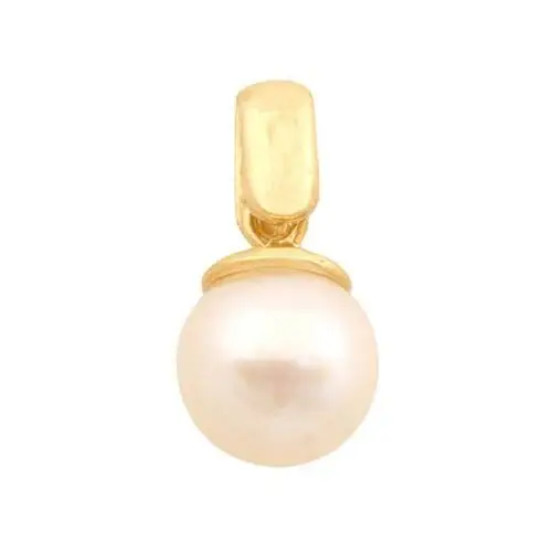 Lovrin Złota przywieszka 585 z białą perłą 1.4g