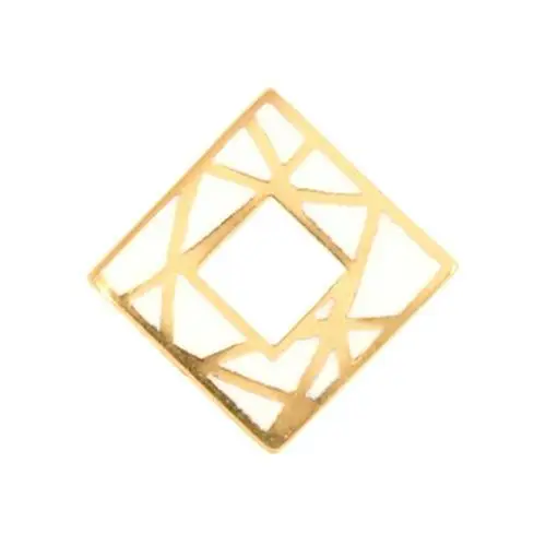 Lovrin Złota przywieszka kwadracik origami 585