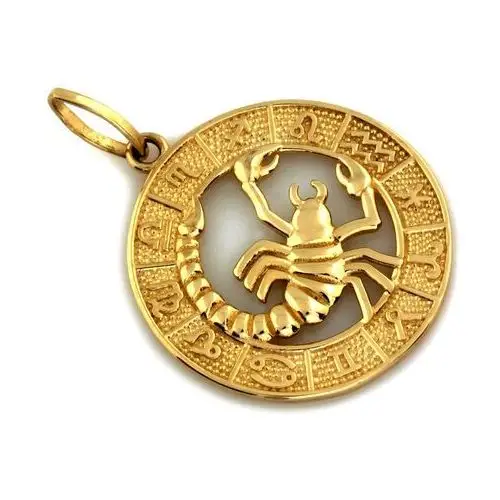 Lovrin Złota zawieszka 375 zodiak skorpion 1,37g