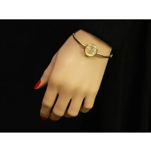 Lovrin Złoty damski zegarek 585 na sztywnej bransoletce 11,48 g 2