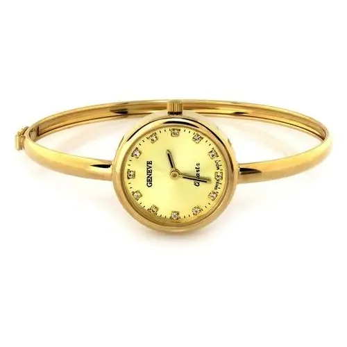 Złoty damski zegarek 585 na sztywnej bransoletce 14,74g Lovrin 2