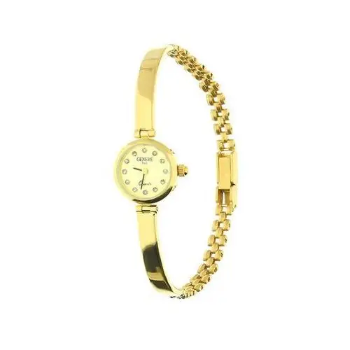 Złoty damski zegarek 585 okrągły na subtelnej bransoletce 13,61 g Lovrin