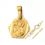 Złoty komplet biżuterii 333 Matka Boska chrzest komunia, kolor żółty Sklep