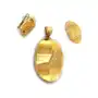 Złoty komplet biżuterii 585 diamentowane migdały 6.53g, kolor żółty Sklep