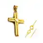 Złoty komplet biżuterii 585 duży krzyż chrzest komunia, RU00229 s, ZA369B Sklep