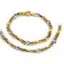 Lovrin Złoty komplet biżuterii 585 dwukolorowe łańcuchy 16.22g Sklep