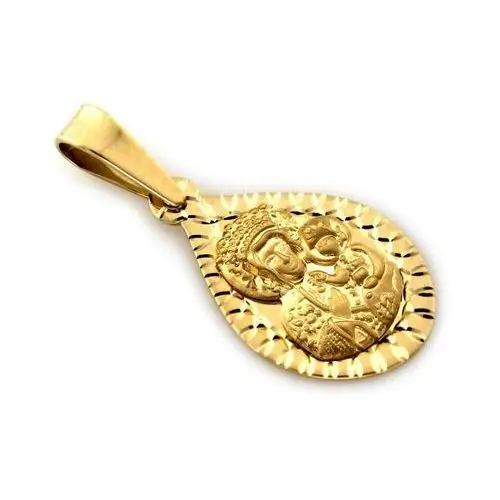 Lovrin Złoty komplet biżuterii 585 kropla na chrzest 3