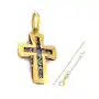 Złoty komplet biżuterii 585 krzyż z ażurem chrzest, RU00203 40s(48 + 2), ZA2262 Sklep