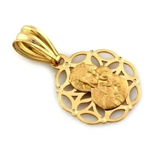 Lovrin Złoty komplet biżuterii 585 matka boska chrzest 5