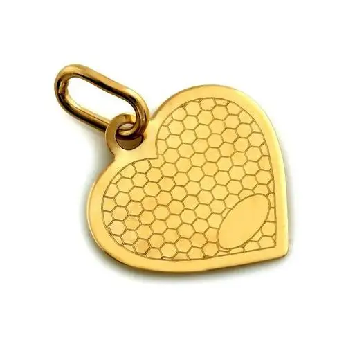 Złoty komplet biżuterii 585 Matka Boska serce 5