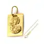 Złoty komplet biżuterii 585 medalik chrzest komunia, kolor żółty Sklep