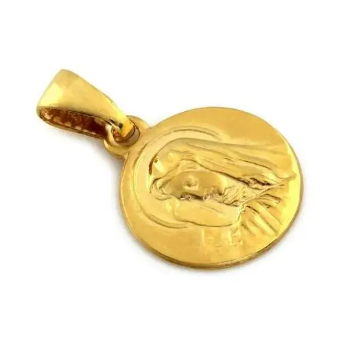 Złoty komplet biżuterii 585 medalik matka boska chrzest Lovrin 2