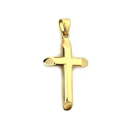 Złoty krzyż 333 gładki elegancki krzyżyk Lovrin