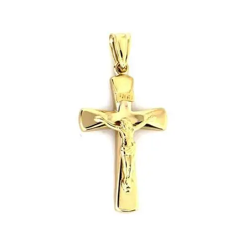 Złoty krzyż 333 wizerunek jezusa na prezent Lovrin