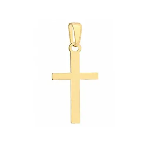 Złoty krzyż 585 gładki krzyżyk, 4-21-C00047-2