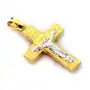 Złoty krzyż 585 Krzyżyk z Jezusem na Chrzest 1,75g, ZA6883 Sklep