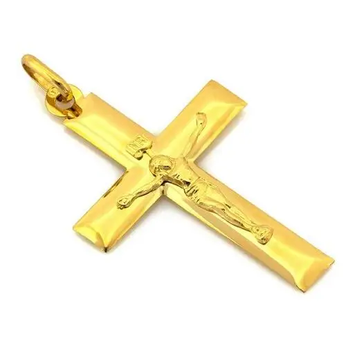 Lovrin Złoty krzyż 585 krzyżyk z ukrzyżowanym jezusem 2,43 g