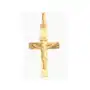 Złoty krzyż 585 krzyżyk z wizerunkiem jezusa Lovrin Sklep
