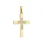 Złoty krzyż 585 wysadzany cyrkoniami Lovrin Sklep