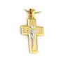 Lovrin Złoty krzyż 585 z jezusem w białym złocie 14kt Sklep