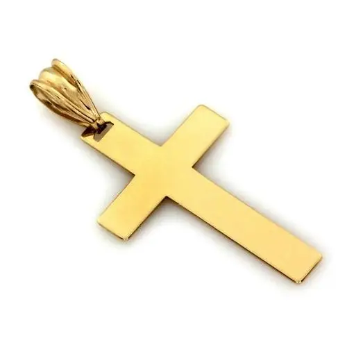 Lovrin Złoty krzyż 585 z nacięciami krzyżyk blaszka prezent 2